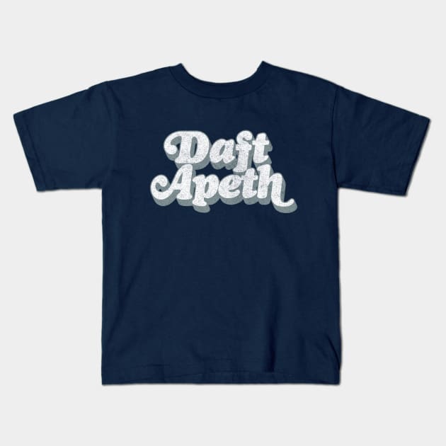 Daft Apeth / Northern Slang Design Kids T-Shirt by DankFutura